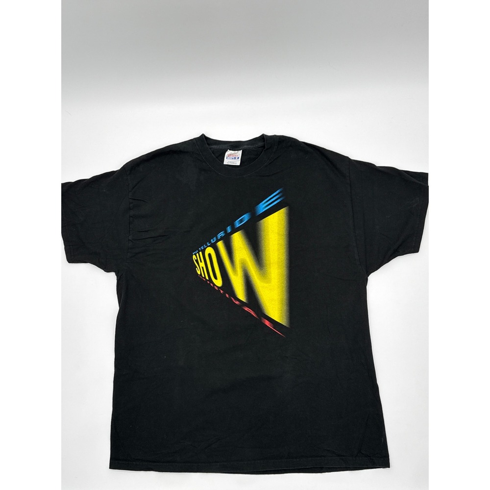 Vintage Hanes Beefy-T 31st Telluride Film Festival Graphic T-Shirt Black XL